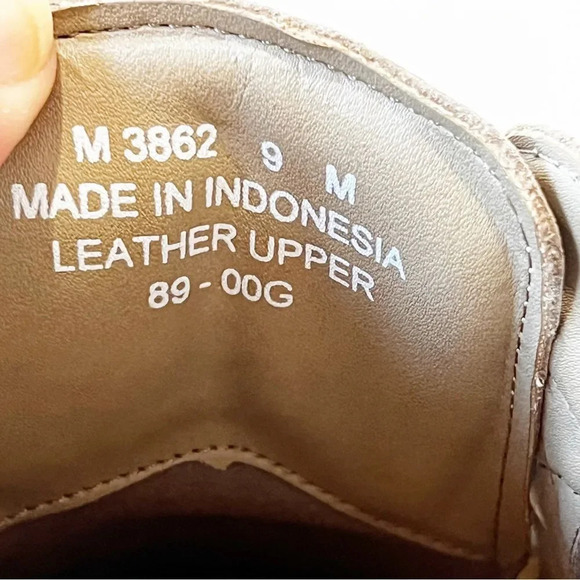Rockport Tan Nubuck Suede Loafers Men’s Size 9‎ Rockabilly Hipster Grandpa Shoes main image 7